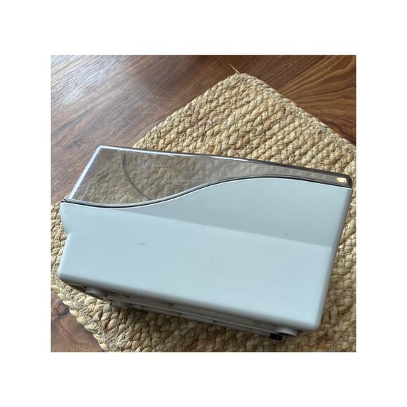 Vintage Computer Disk Storage Box Clear Lid Holds 3.5" Model 1618A - Picture 3 of 6